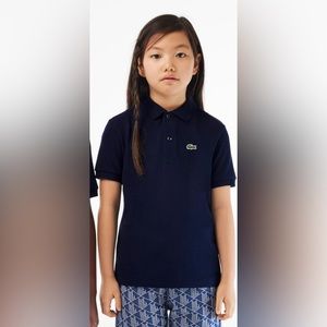 Lacoste polo shirt with puffed sleeves